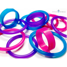 Titan Translucent Silicone Rings